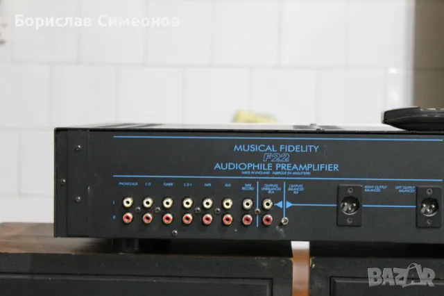 Musical Fidelity F22 pre, снимка 7 - Ресийвъри, усилватели, смесителни пултове - 47780722