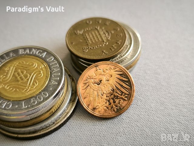 Райх монета - Германия - 1 пфениг | 1904г.; серия A, снимка 2 - Нумизматика и бонистика - 45675573
