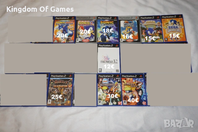 Игри за PS2 /Sonic Mega Collection Plus/Sonic Unleashed/Sonic Heroes/Ratchet Gladiator/Naruto 2 3/