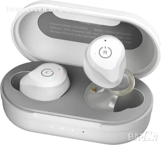 TOZO NC9 Hybrid Active Noise Canceling True Wireless Earbuds, IPX6 водоустойчиви Bluetooth 5.0, снимка 2 - Безжични слушалки - 49845742