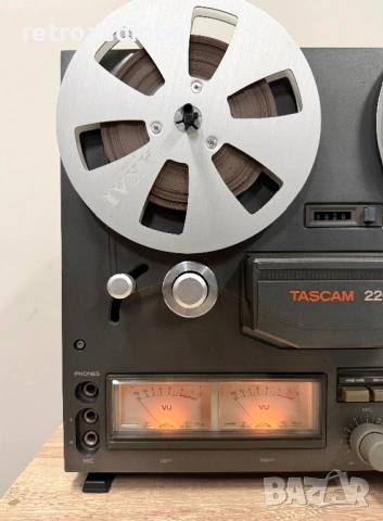 🔈Ролков колекционерски магнетофон TASCAM 22-2🔈, снимка 2 - Декове - 53703640