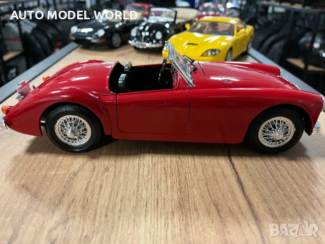 Чисто нова метална колекционерска количка МG A TWIN CAM CABRIO 1:18, снимка 2 - Аксесоари и консумативи - 48382873