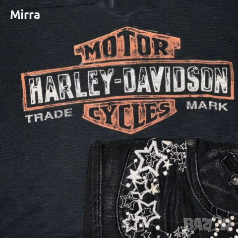 Harley Davidson Women's T-shirt , снимка 2 - Тениски - 52044623