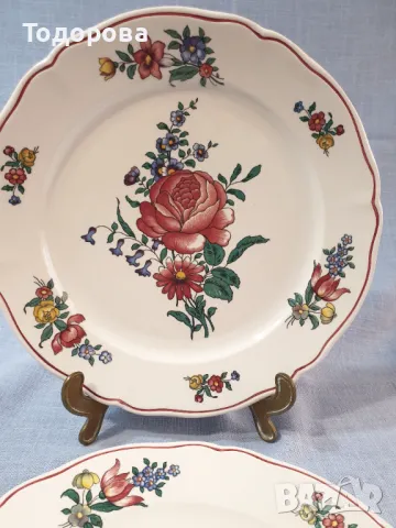 Порцеланови чинии-Villeroy & Boch Mettlach Alsace, снимка 2 - Чинии - 47008582