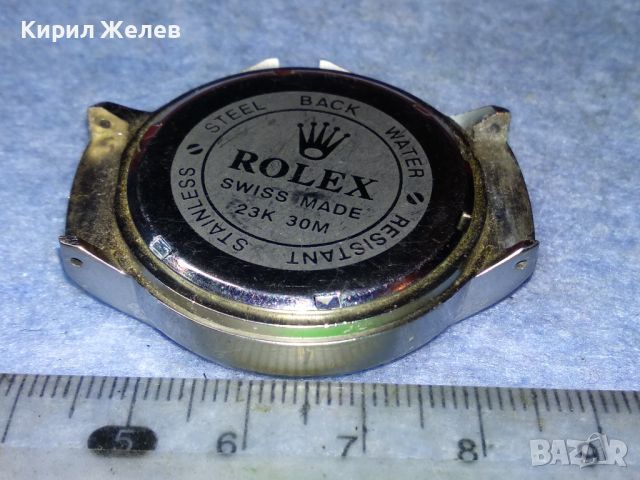 ROLEX ЕФЕКТНА РЕПЛИКА на РОЛЕКС - КРАСИВ КВАРЦОВ РЪЧЕН ЧАСОВНИК 43073, снимка 4 - Мъжки - 45101512