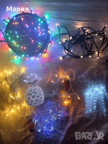 Коледни лампички и декорация, снимка 2 - Лед осветление - 52565647