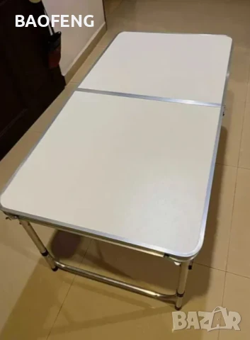 Нови Компект Сгъваема Маса и 4 Стола Malatec от алуминии ULTRA от вносител , снимка 16 - Къмпинг мебели - 50481150