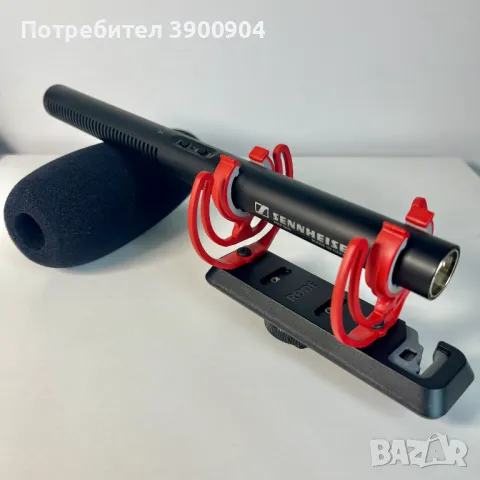 Sennheiser MKE600 видео микрофон с екстри, снимка 1 - Микрофони - 47028700