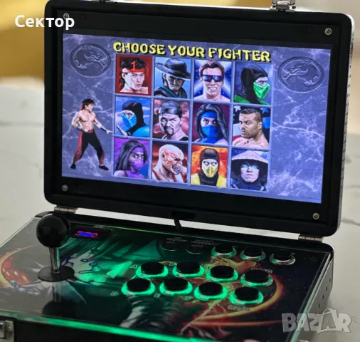 ЧИСТО НОВИ! Преносима Аркадна Ретро Конзола Pandora - 14 инча екран 28000 игри Nintendo Playstation, снимка 8 - Други игри и конзоли - 50391809