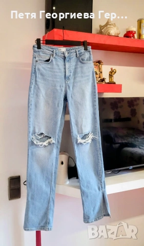 Дънки на Zara размер 40, снимка 3 - Дънки - 53611664