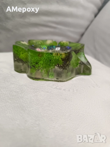 Сапунерка от епоксидна смола, снимка 3 - Декорация за дома - 52447516