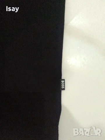 Мъжка тениска БОСС в черен цвят , снимка 2 - Тениски - 53839024