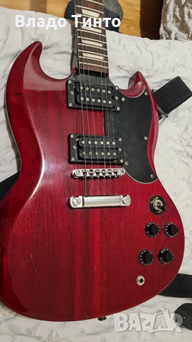 Електрическа китара SG style custom, снимка 6 - Китари - 52142679