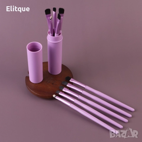 Комплект от 5 броя мини четки за сенки за очи HZS290, снимка 2 - Други - 52830717