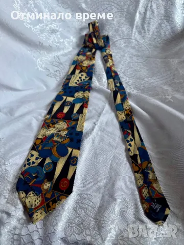 Vintage копринена вратовръзка Yves Saint Laurent, снимка 2 - Други - 48177629