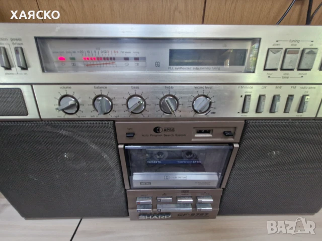 SHARP GF-9797, снимка 3 - Радиокасетофони, транзистори - 50562456