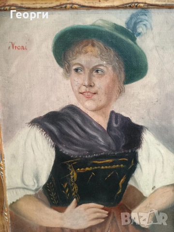 Картина масло-71, снимка 7 - Антикварни и старинни предмети - 53768542