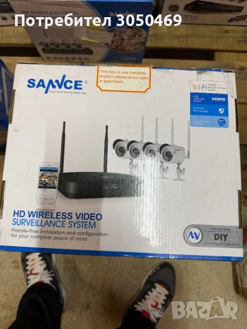  4 Камери със DVR WiFi , снимка 4 - Комплекти за видеонаблюдение - 53519469