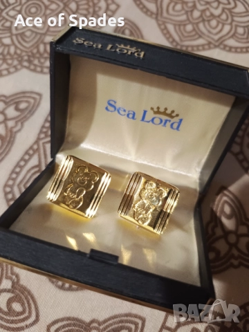 Позлатени копчета за риза ръкавели ботунели gold plated