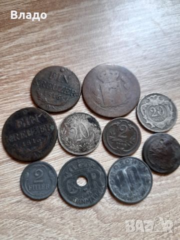 Лот стари европейски монети , снимка 3 - Нумизматика и бонистика - 46405767