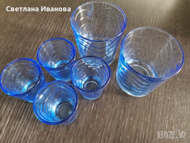 Чаши стъкло 7 бр, снимка 4 - Чаши - 43741703