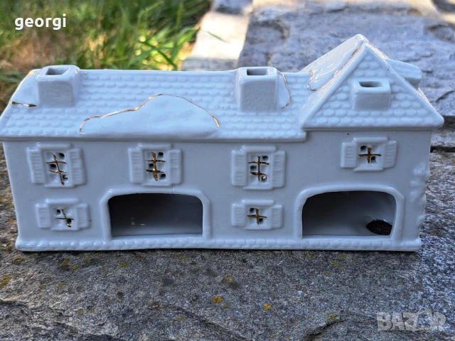 порцеланова къщичка свещник , снимка 6 - Декорация за дома - 51306879