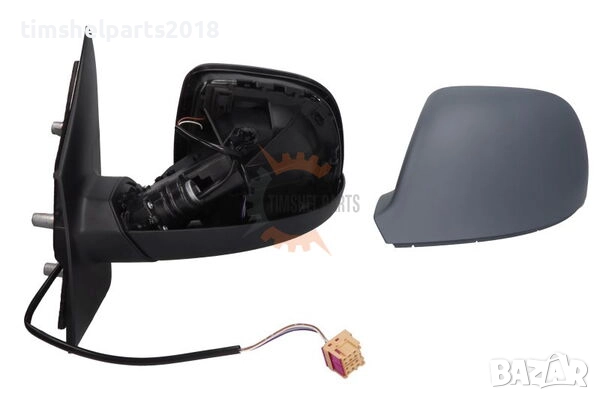 Огледало странично Грундирано "Елекрическо" 5 PIN за Volkswagen Transporter T5/T6 2009-2015 - Шофьор, снимка 4 - Части - 52667301