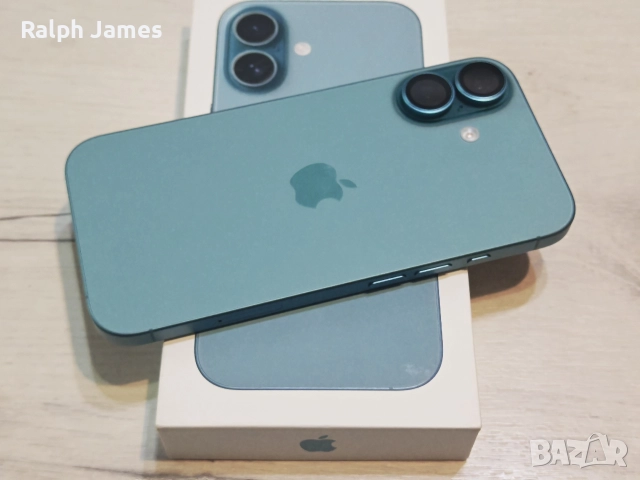 Като нов iPhone 16 5G 128 GB Teal 24.м гаранция, снимка 4 - Apple iPhone - 52589666