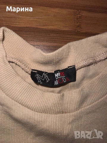 бежова дълга рокля, снимка 2 - Рокли - 53539772