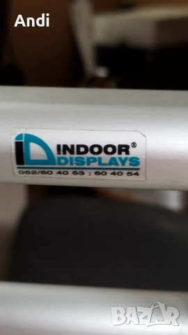 Алуминиева стойка, стойки за рекламни брошури и постери флаери 158/46см, снимка 15 - Рекламни табели - 52928524