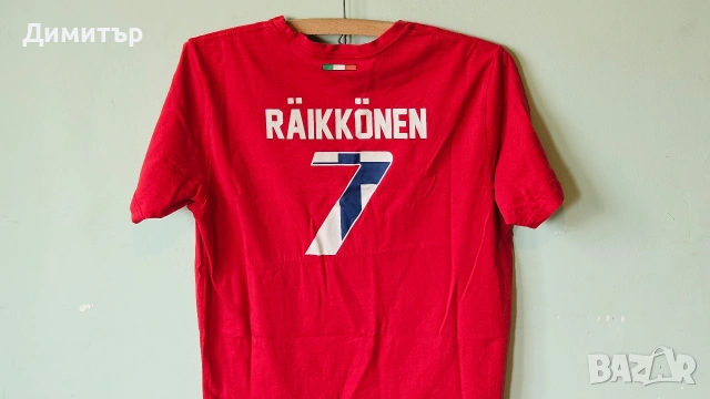 Оригинална тениска Ferrari Formula 1 f1 Kimi Raikkonen speed race sport рали Size Large , снимка 9 - Тениски - 53491364