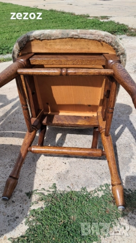  Ретро столове масив-6бр. №036, снимка 9 - Столове - 52708559