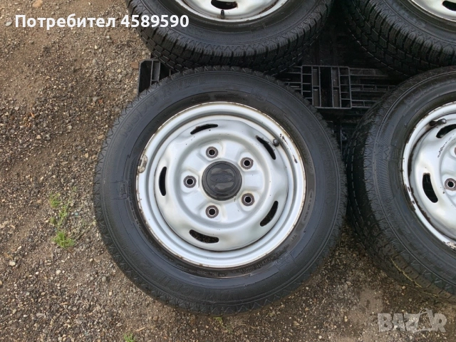 4бр.Оригинални железни джанти + ЗИМНИ ГУМИ Semperit 195/70/15C 15" 5x160 за Ford Transit(2000-2024), снимка 5 - Гуми и джанти - 51804035