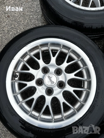 Джанти 5х112 15” с гуми Hankook, снимка 3 - Гуми и джанти - 51991231