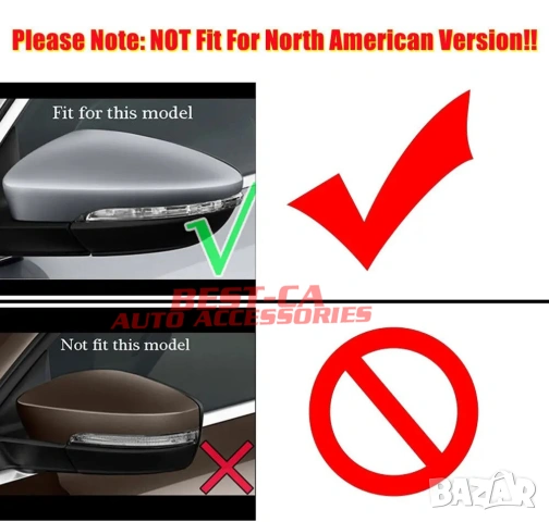 Капаци за огледала със щипки черен пиано лак Batman Style подходящи за Volkswagen Passat B7, CC, снимка 6 - Аксесоари и консумативи - 53017399