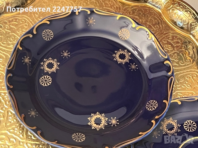 Троен сет порцелан Lichte, снимка 4 - Антикварни и старинни предмети - 52771217