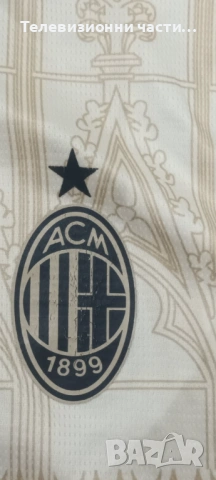 Футболна тениска AC Milan 2023/2024 трети екип Puma Pleasures 757035-01 размер L, снимка 8 - Спортни дрехи, екипи - 53328960