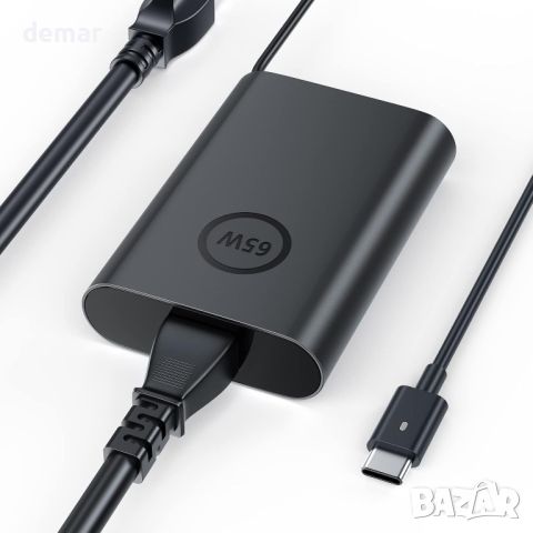 65W 45W USB C зарядно за лаптоп Dell, снимка 1 - Друга електроника - 46789868