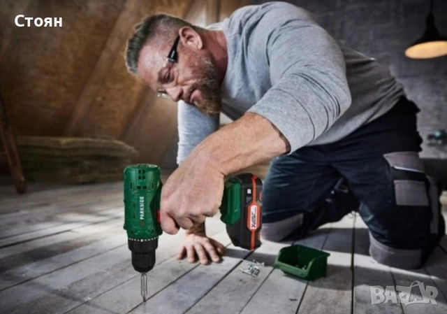 Винтоверт Parkside PBSA 20-Li A1 с батерия и зарядно, снимка 3 - Винтоверти - 53730150