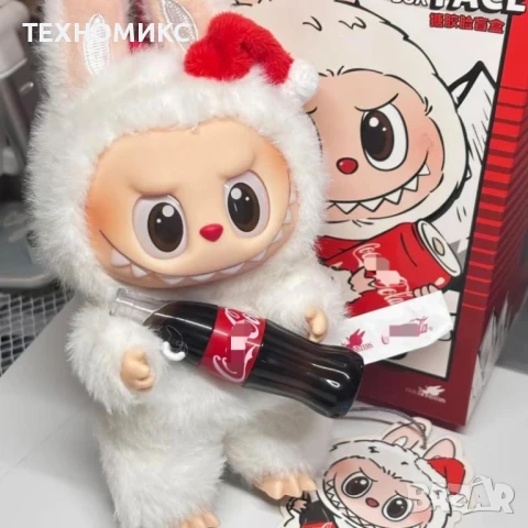 Фигурка Labubu PopMart Cola, произволен цвят, 20 см, снимка 11 - Колекции - 51338188