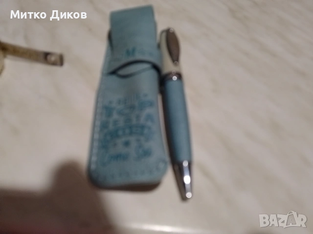 луксозна химикалка H&H серия Silvia, дърво и метал с декоративно гравиран клипс. 