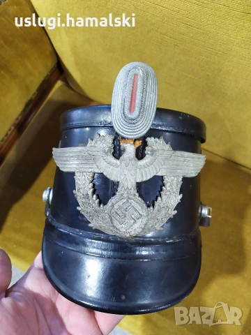 Рядка стара немска каска/шапка, снимка 8 - Антикварни и старинни предмети - 53590085