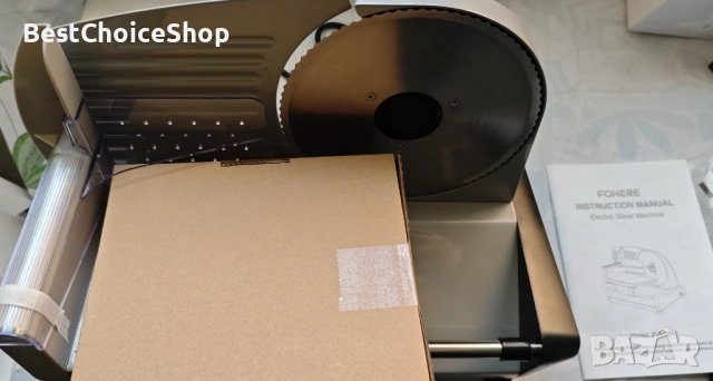 колбасорезачка за домашна употреба, FOHERE 200W електрическа - Месорезачка, снимка 2 - Други - 53750586