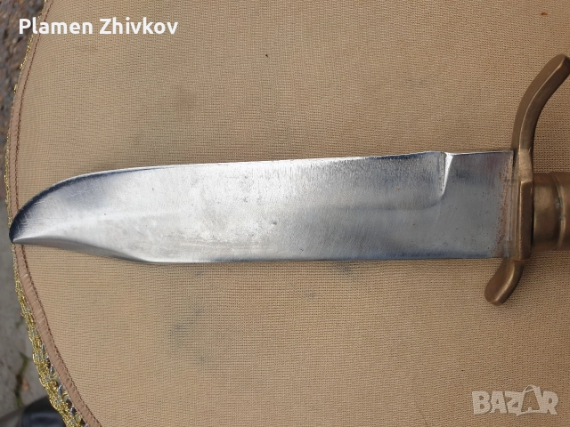 голям ловен нож с кокалена дръжка , снимка 5 - Ножове - 52636563