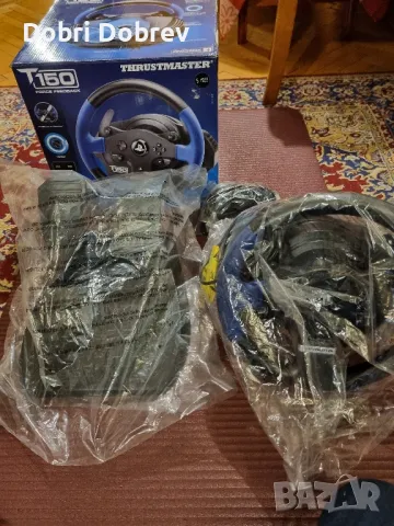 thrustmaster T150 като нов , снимка 10 - Аксесоари - 47442150