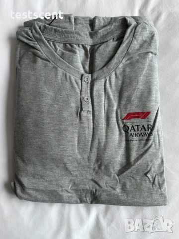 Комплект пижама Qatar Airways Бизнес Класа Formula 1 Pyjamas – унисекс размер М - чисто нови , снимка 6 - Други - 53867556