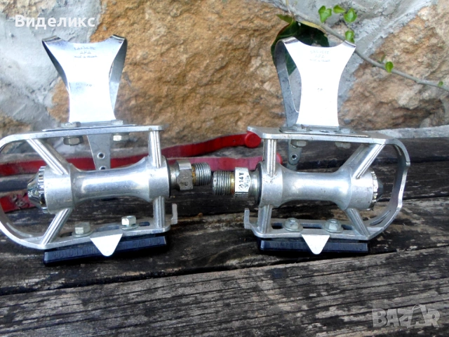 Ретро шосейни педали KKT, снимка 6 - Части за велосипеди - 54293341
