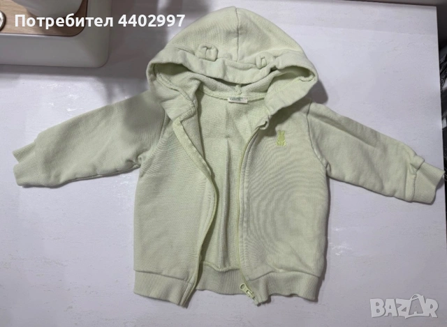 Бебешки комплект Benetton 74см, снимка 3 - Комплекти за бебе - 54274107