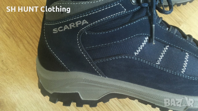 SCARPA GORE-TEX Leather Boots размер EUR 43 естествена кожа водонепромокаеми - 1421, снимка 5 - Мъжки боти - 52406426