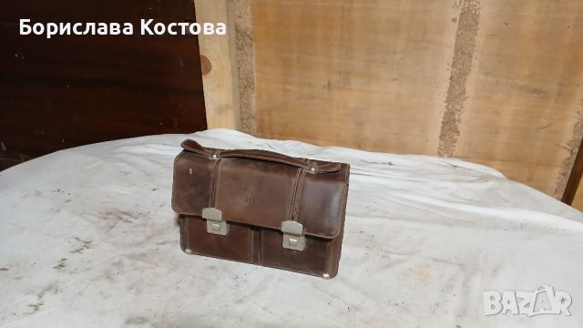 кожена чанта с зарядно., снимка 4 - Чанти - 46717419